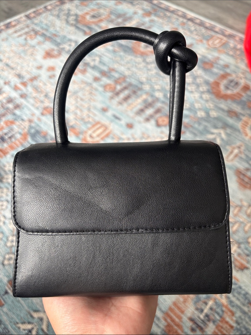 a new day Black Mini Top-Handle Knot Accent Bag